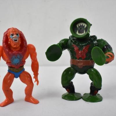 Original He-Man Villains Leech & Beast Man 1983