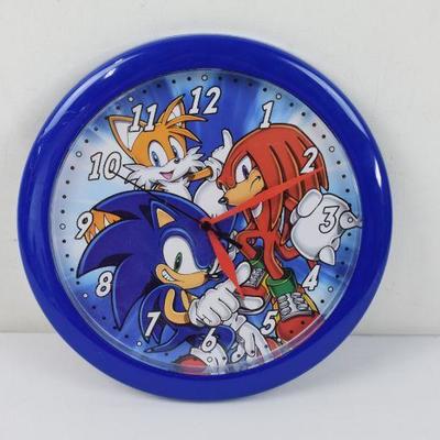 Sonic the Hedgehog Wall Clock - Works