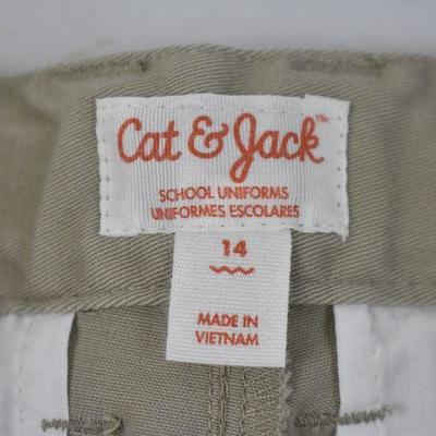 Cat & Jack Size 14 Tan Pants