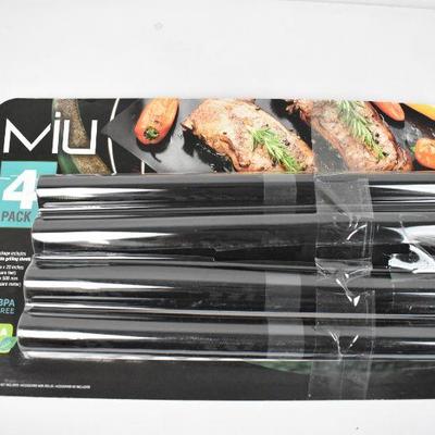 Miu 4 Pack Reusable Grill Mats