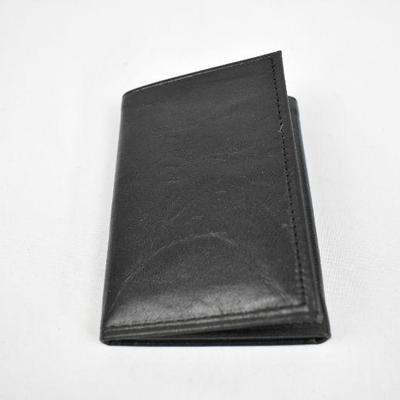 Rolfs Black Leather Wallet