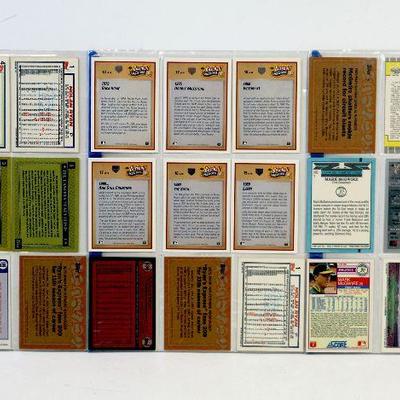 NOLAN RYAN Mark McGwire 27 BASEBALL CARDS SET - ALL STARS CARDS MINT