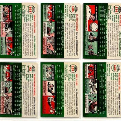2003 TOPPS HERITAGE BASEBALL CARDS SET - 6 Cards Lot ALL STAR - MINT