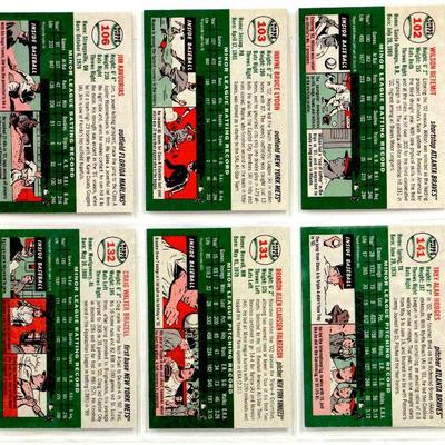 TOPPS HERITAGE BASEBALL CARDS SET - 6 Cards Lot ALL STAR - 2003 Topps All MINT