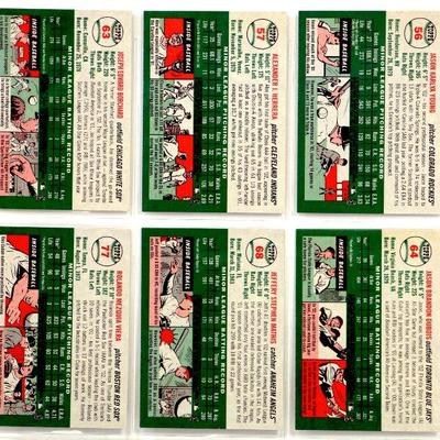 TOPPS HERITAGE BASEBALL CARDS SET - 6 Cards Lot ALL STAR - 2003 Topps All MINT