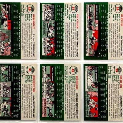 TOPPS HERITAGE BASEBALL CARDS SET - 6 Cards Lot ALL STAR - 2003 Topps All MINT