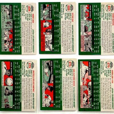 TOPPS HERITAGE BASEBALL CARDS SET - 6 Cards Lot ALL STAR - 2003 Topps All MINT