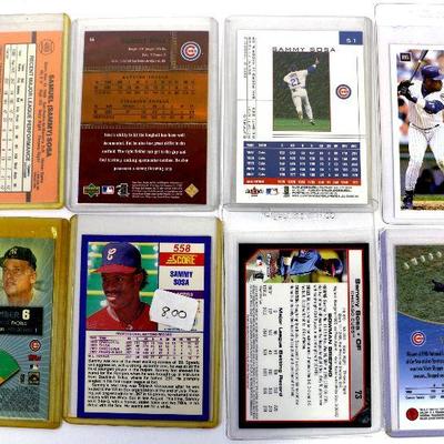 SAMMY SOSA Baseball Cards Set of 8