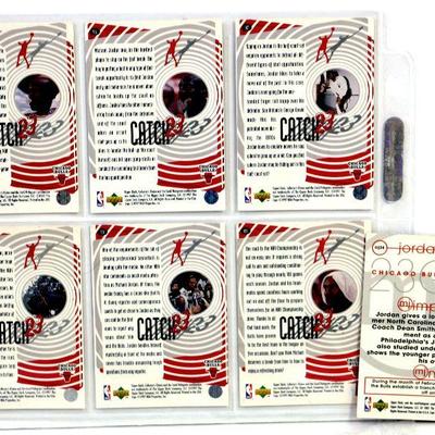 MICHAEL JORDAN BASKETBALL CARDS SET OF 7 - UPPER DECK