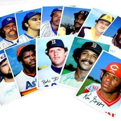 1980-81 TOPPS BASEBALL CARDS SET OF 12 For The Fun Of It Series 5" x 7" ALL STARS Excellent