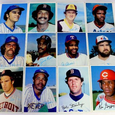 1980-81 TOPPS BASEBALL CARDS SET OF 12 For The Fun Of It Series 5" x 7" ALL STARS Excellent