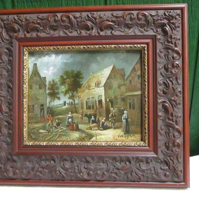 Lot 14 - Set Of 4 Original Oil Paintings - By European Artist