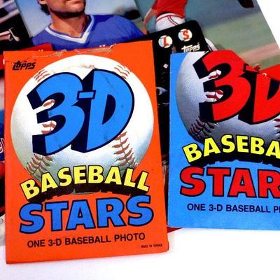 1985-86 TOPPS 3-D BASEBALL CARDS ALL STAR - Reggie Jackson Jim Rice Lot of 5