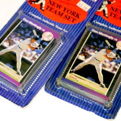 America Club Baseball Cards New York Team Set w/Don Mattingly - Lot of 6 Packs Sealed
