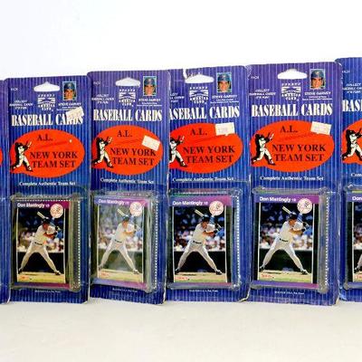 America Club Baseball Cards New York Team Set w/Don Mattingly - Lot of 6 Packs Sealed