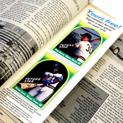 1987 BASEBALL CARDS Magazines Lot with Bonus CARDS Intact - 3 Issues