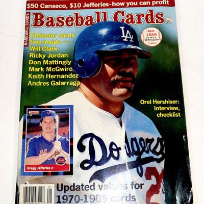 Baseball Cards Magazine - January 1989 with Bonus CARDS Intact