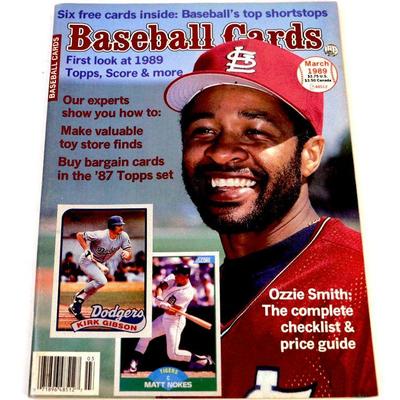 Baseball Cards Magazine - March 1989 with Bonus CARDS Intact