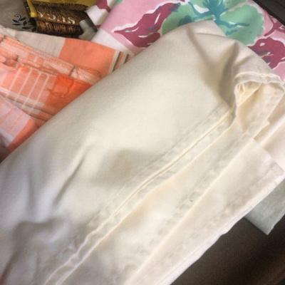 Lot #203 Giant Lot of Linens / Table Cloths