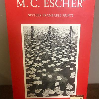 Lot #205 16 Frameable Escher Prints 
