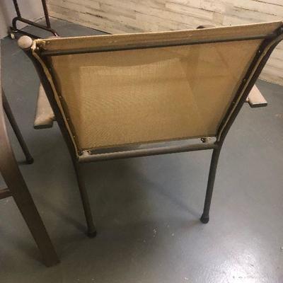 Lot #213 Pair of patio chairs 