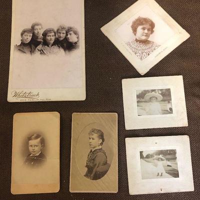 Lot #219 Antique Photographs - cabinet cards