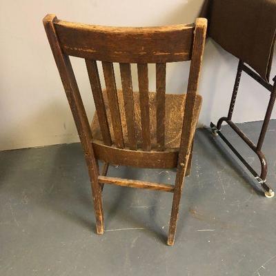 Lot #247 Oak Chair Antique