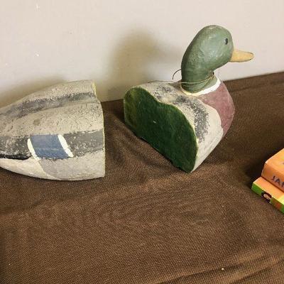 Lot #248 Antique Duck Decoy Bookends