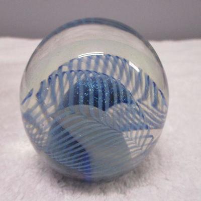 Lot 57 - Signed Glass Paperweight