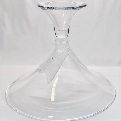 Large crystal vase