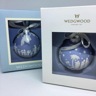 Blue Wedgewood Ornaments