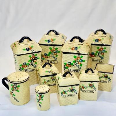 Ceramic Japanese Canisters