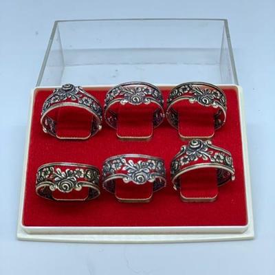 Antique Sterling Silver Napkin Rings