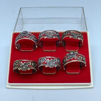 Antique Sterling Silver Napkin Rings