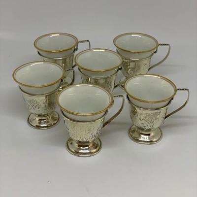 Sterling Silver Demitasse Cups