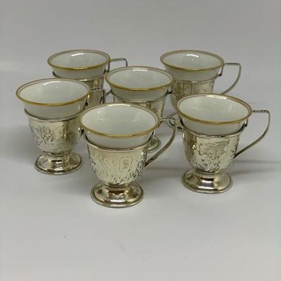 Sterling Silver Demitasse Cups
