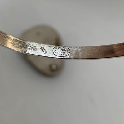 Silver Jewelry 925 with green stone & clover