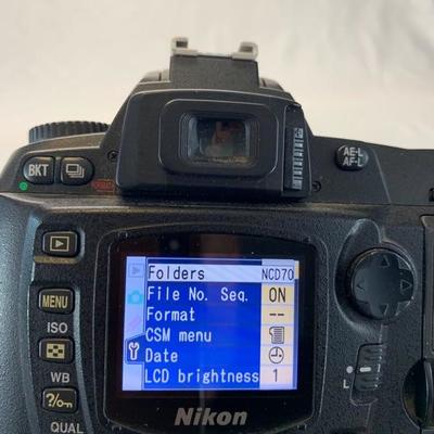 Nikon D70 with accessories