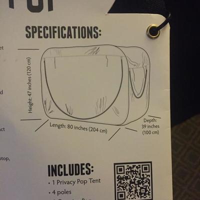 Privacy Pop Canopy