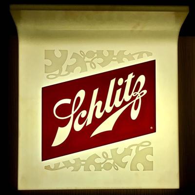Vintage Schlitz Lighted Beer Sign