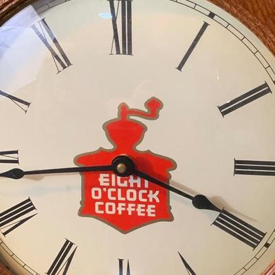 Eight O'Clock Coffee Wall Clock