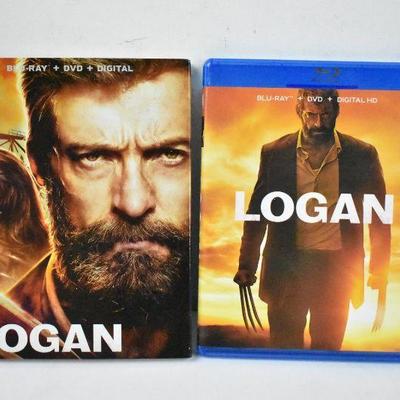 Logan Movie on Blu-ray & DVD (no digital code) Rated R | EstateSales.org