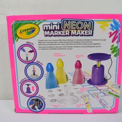 crayola mini marker maker neon