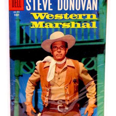 c. 1956 FOUR COLOR #675 Steve Donovan WESTERN MARSHAL Golden Age DELL Comics