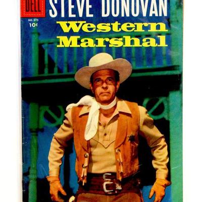 c. 1956 FOUR COLOR #675 Steve Donovan WESTERN MARSHAL Golden Age DELL Comics