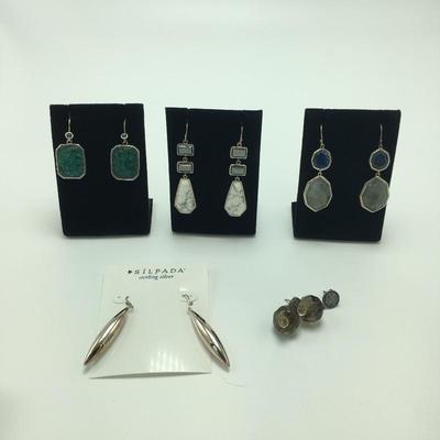 Lot 1 - Five New Silpada Earrings 