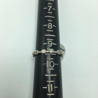 Lot 2 - Sterling and CZ Necklace & Ring