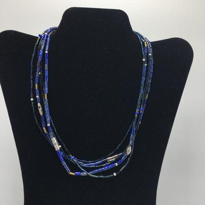 Lot 3 - Blue Lapis Necklace & Watch