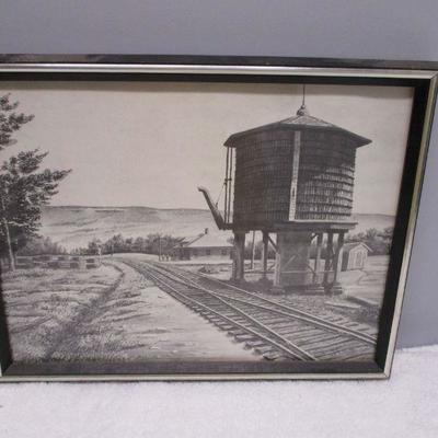 Lot 4 - Black & White Railroad Picture