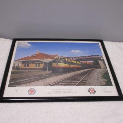 Lot 7 - Tony Howe Print - 100th Anniversary Railroads - Signed